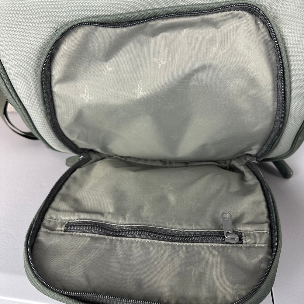 Swarovski Binocular Bag Green Vintage Shoulder Bag Canvas Padded Strap - Picture 9 of 11